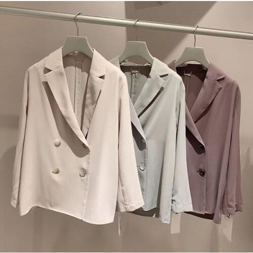 Girls Jackets Teenage Clothing 2021 Summer Spring Blazer Top Quality Japanese Style 14 16 Years Old Fashion
