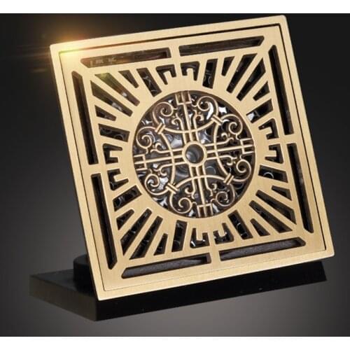 1PC 4 Inch Brass Drains Bath Stopper Sink Drain Plugs Sink Hole Covers Shower Drain Cover Floor Drain Cover Bathroom Shower