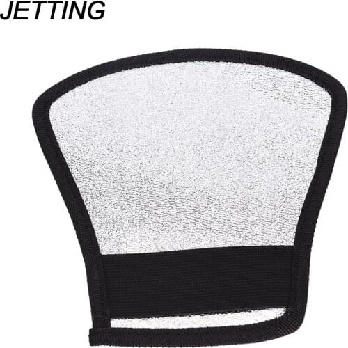 For Nikon Canon Speedlite Photography Camera Accessories fan-shaped Flash Diffuser Softbox Silver Reflector Flash Diffuser