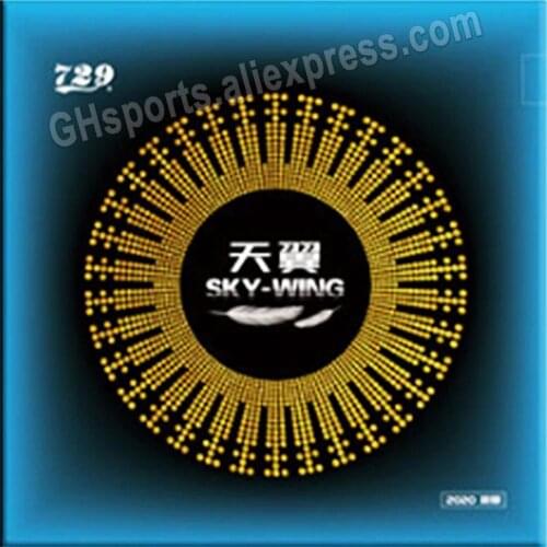 RITC 729 Friendship Sky-Wing Pips-In Table Tennis (PingPong) Rubber With Sponge