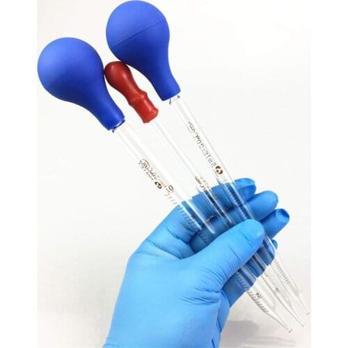 3pcs 2ml/5ml/10ml Glass Graduated Dropper Liquid Essential Oil Dropper Liquid Pipettors Cosmetic Packaging Tools