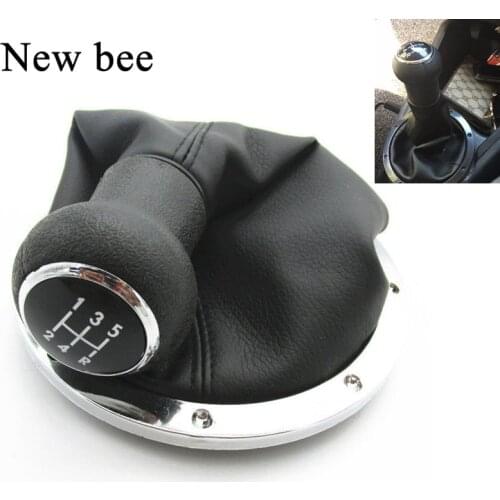 Car Styling Gear Shift Knob Gaiter Boot Cover Case for Volkswagen VW Gol Pointer Saveiro Parati 2004 2005 2006 2007 2008 2009