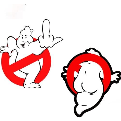 Funny Car Stickers for Ghostbusters Decal Car Styling Cartoon Waterproof Auto Motor Decor Graphics Good Quality Waterproof