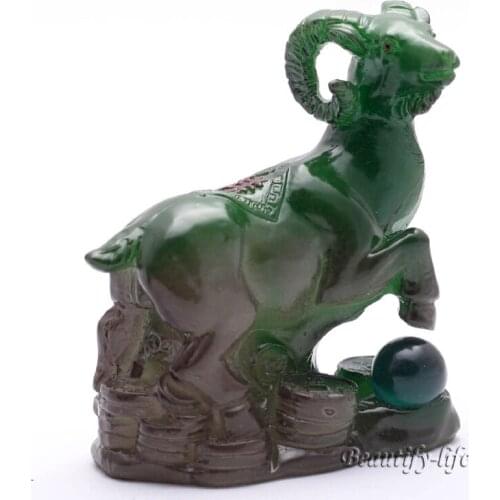 Green Sheep, Lucky Charms,Chinese zodiac,Shenxiao,Allochroic Mascot,fengshui Ornament,novel gifts,best present,Tea pet,S1015AY