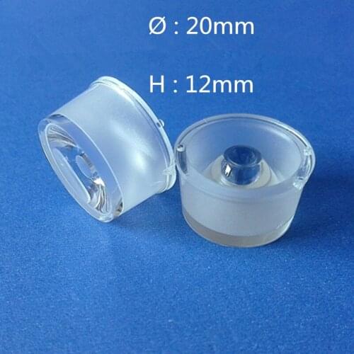 10 pcs 20mm diameter led lens CREE 3030 3535 waterproof lens