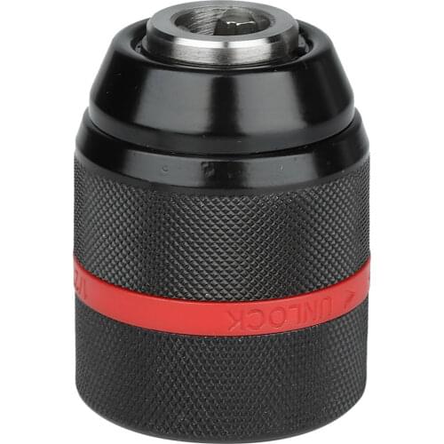 Woodworking Keyless Hand Drill Chuck 1/2 20UNF Mount 2 to13mm Self tighten Drill Chuck For Multiple Purposes Power Tools