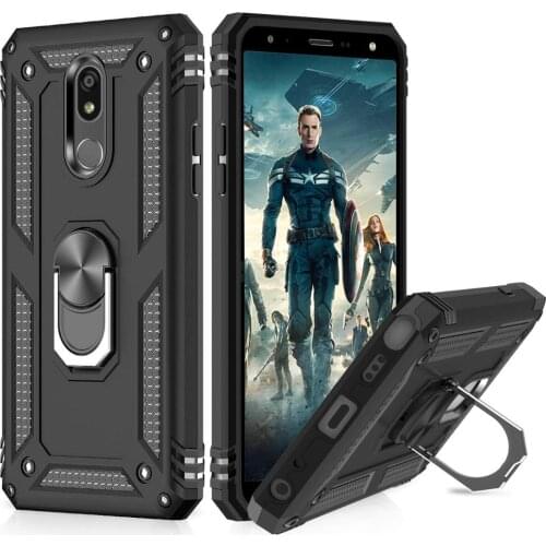 Case For LG Stylo 5 6 Cover Armor Shockproof Kickstand Magnetic Ring Holder Case For LG K40 K50 K12 Plus Q60 Aristo 5 K51S