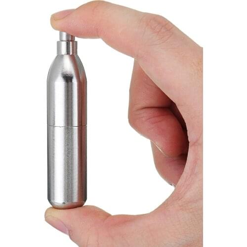 12g CO2 Cartridge Refillable Rechargeable Reusable Stainless Steel Copper Cylinder Capsule Hunting Pistol Accessories