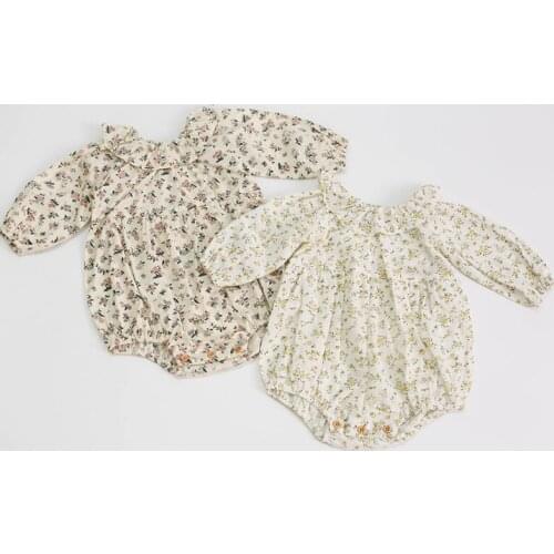 New Autumn Kids Girl Long Sleeve Printing Rompers Spring Infant Baby Girl Newborn Rompers Clothes Baby Girl Rompers 0-3Yrs