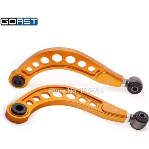 Car-styling Rear Camber Kit Hard for Honda Civic 06-10 DX/LX/EX/SI FG2 2006-2011 AF-S2CI06-GL (golden,silver)