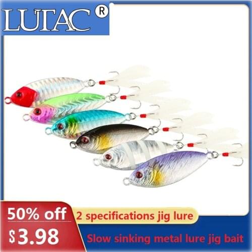 LUTAC lures fishing metal lure fish bait Bass lure wobblers jig lures Sinking fishing gear