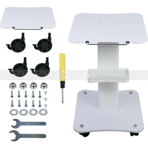 Multi function Beauty Salon Trolley Use Pedestal Rolling Cart Wheel aluminum stand for famialy Beauty Parlor and salon