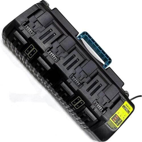 Newest Dual USB Port Lithium Battery Charger 100-240V Universal for Dewalt 4 port 12v/14.4v/20V (max) DCB104 free shipping