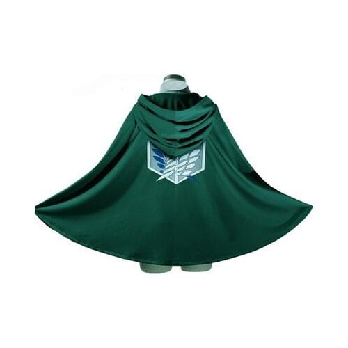 2021 New On Sale Anime Attack on Titan Cloak Shingeki no Kyojin Scouting Legion Aren / Levi Capes Cosplay Costume