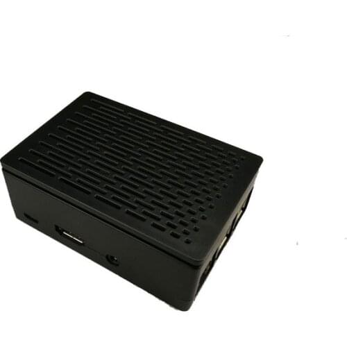 New Raspberry Pi 3 Model B B+ ABS Case Black Shell Box Plastic Enclosure Support RPI and 3.5inch LCD Together