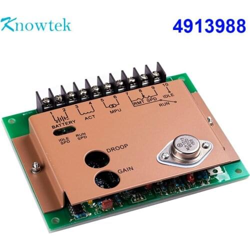 Speed Governor Card Panel 4913988 Replace For Original GTA38 K38 Engine Instrument