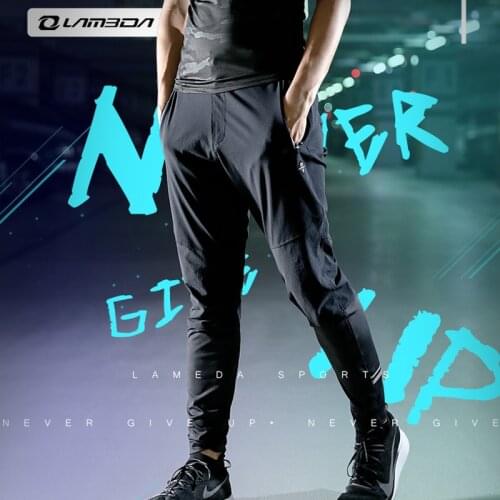 LAMEDA Bicycle Sports Pants Outdoor Sport Cycling Pants Men Long Sport Bike Pants Elastic MTB Cycle Clothing Fitness Trousers