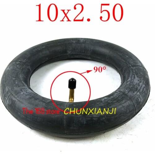 10 Inch Inner Tire 10x2.50 Inner Tube with Bent Valve for Electric Scooter Balancing Hoverboard Self Smart Balance