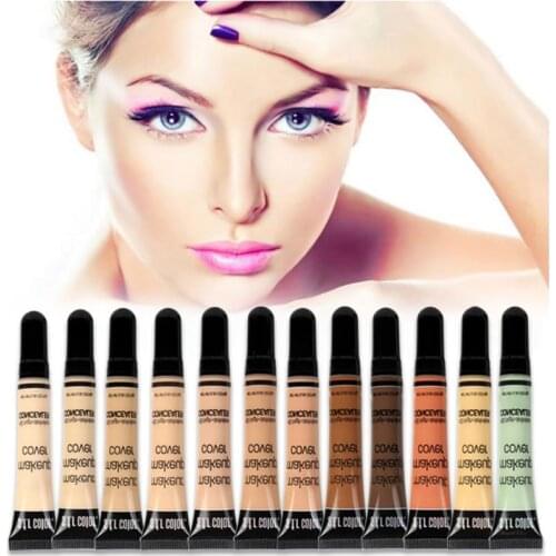 11colors Concealer Waterproof Long Lasting Oil Control Isolation Cream High Covering Pores Freckle Foundation Makeup Cosmetic