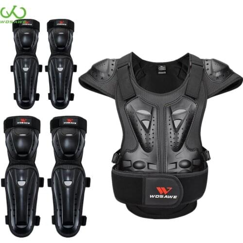 WOSAWE Adults Motocross Armor Suit Protector Vest Jacket Body Support Bandage Protective Gear Ski Protection Motorcycle Armor