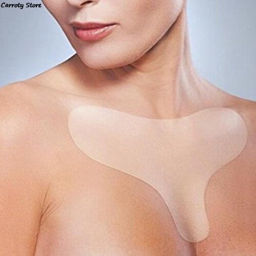 1PCS Reusable Anti Wrinkle Chest Pad Silicone Transparent Removal Patch Face Skin Care Anti Aging Breast Lifting Chest Patch