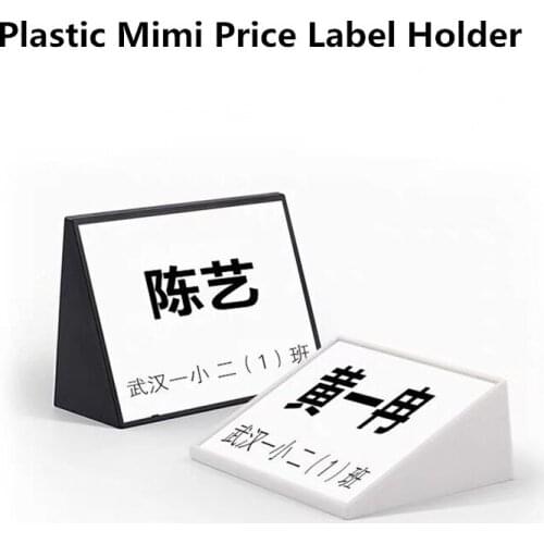 100*70cm Small Plastic Sign Holder Slant Back Table Top Product Name Price Label Card Holder Display Stand Menu Portrait Ad Fram