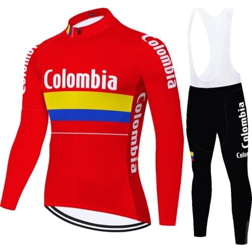 2021 Colombia Summer Spring Jersey Ciclismo Fietskleding Heren Equipacion Ciclismo Hombre Cycling Roupa Ciclismo Masculino