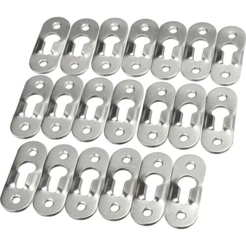 ABSF 20 Pcs 44mm Metal Keyhole Hanger Fasteners Picture Photo Painting Fasteners