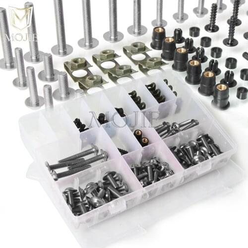 For Ducati MONSTER 1200R 1200S 400 600 M600 620 MTS 695 696 750 W/40mm Forks Motorcycle Fairing Spring Bolts Fastener Clips