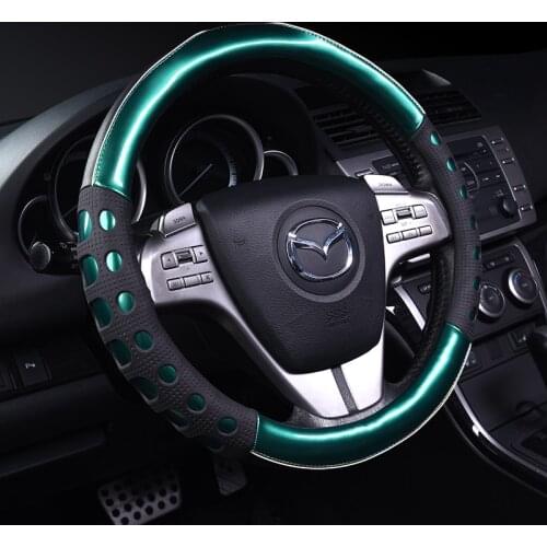 For Mazda 2 3 6 Axela Atenza Demio CX-3 CX-4 CX-5 CX5 CX 5 CX-7 CX-9 Car Steering Wheel Cover PU Leather Auto Accessories