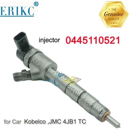 ERIKC 0445110521 Crdi Injector Assy 0 445 110 521 Auto Engine Diesel Fuel Injector 0445 110 521 Common Rail Pump Nozzle for Jmc