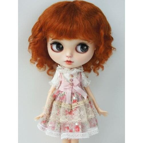 JD012 1/6 1/4 Fashion curly BJD mohair wig Size 6-7inch 7-8inch bjd hair YOSD MSD doll accessories