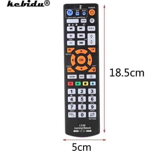 Kebidu L336 TV Remote Control Wireless Smart Controller With Learning Function Remote Control For Smart TV DVD SAT