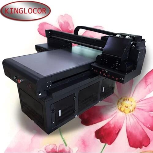 Best sell digital inkjet printer 2019 XP600 T-shirt glass Acrylic flatbed UV6090 flatbed printer free shipping