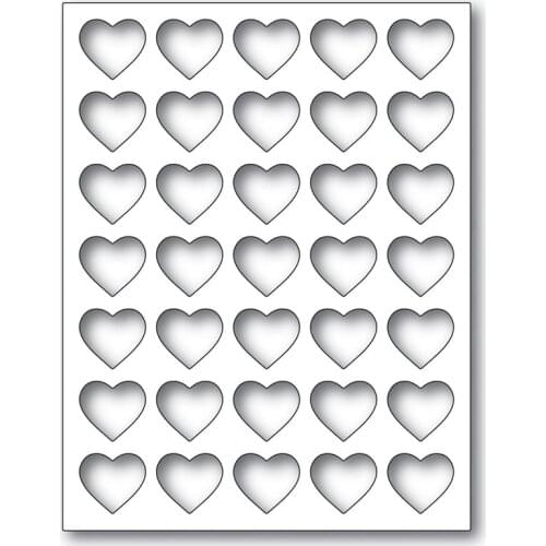 Grid Heart Fra 2021 metal cutting dies cut die mold film decoration Scrapbook paper craft knife mould blade punch stencils dies