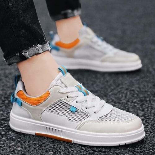 Summer Mens Shoes 2021 New Breathable Thin Shoes Youth Mesh Sports Casual Shoes Mens Trendy Shoes