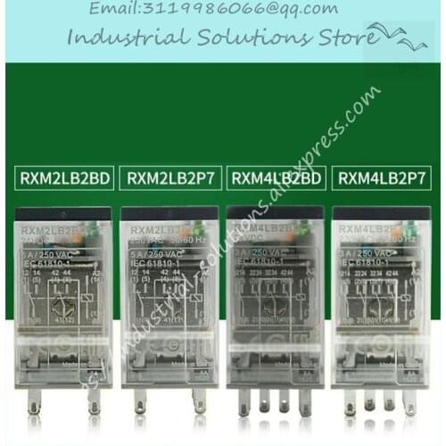 New Relay RXM2LB2BD(DC24V) RXM2LB2P7(AC220V) RXM2LB2JD(DC12V) RXM2LB2B7(AC24V) RXM2LB2F7(AC110V) 8PIN 5pcs/lot