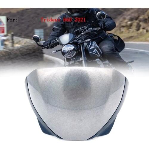 Motorcycle Front Screen Lens Windshield Fairing Windscreen Deflector For Trident660 2021