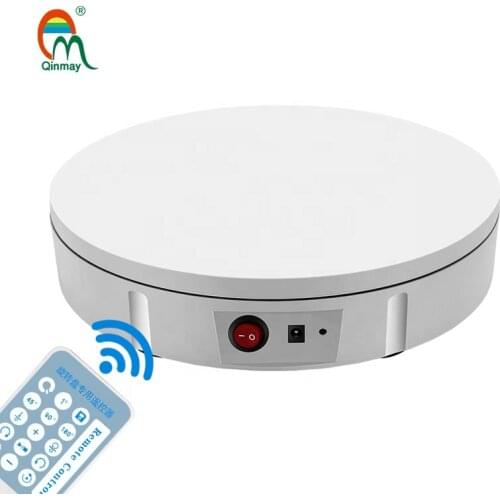 Qinmay 30cm Remote 360 Degree Rotating Display stand 50kg~100kg