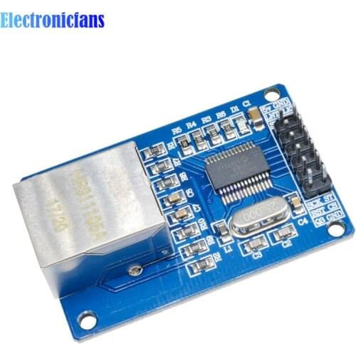 ENC28J60 LAN Ethernet Network Board Module 25MHZ Crystal AVR 51 LPC STM32 3.3V For Arduino