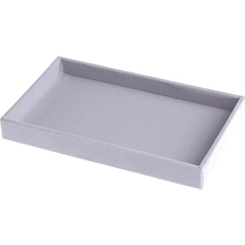 4Pcs Stackable Jewelry Tray Ring Necklace Storage Organizer Bracelet Watch Display Jewelry Storage for Drawer Dresser