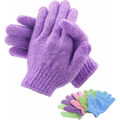 Body Scrub Exfoliating Glove Peeling Bast Wisp Massage Moisturizing SPA Foam Sponge Skin Care Washcloth Shower Accessories