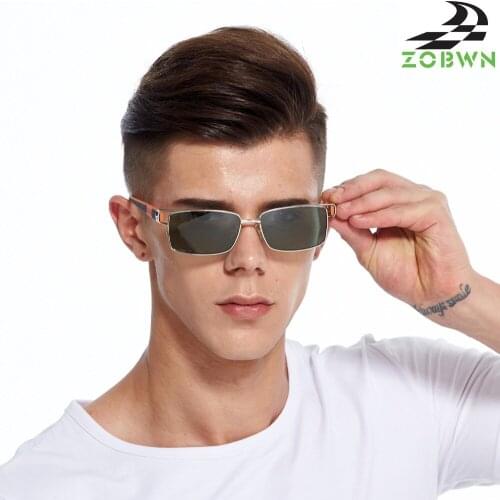 Rectangle eye sunglasses men vintage fashion sun glasses female unisex sun glasses oculos de sol goggle protection G15 gray lens