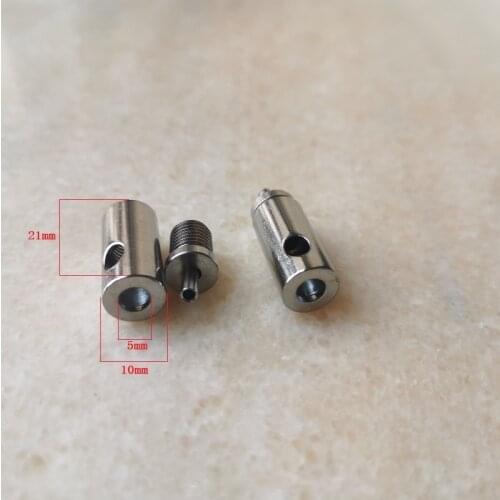 100pcs/lot 0.8~1.2mm steel wire rope fixator steel Cable Grip Wire clamp Cord Grip wire locker with base