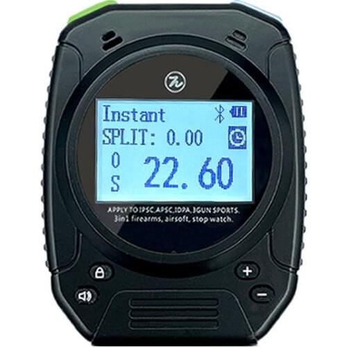 IPSC Phone Bluetooth Competition Shot Timer With Sensor Buzzer Beeper for Hunter Firearm Rapid Fire Training Speed Measures