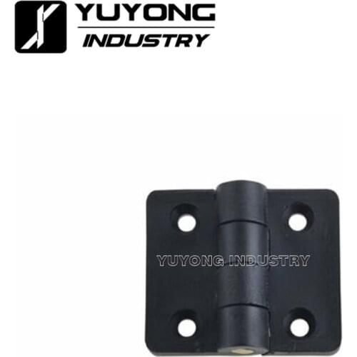 10PCS Black Mini Plastic Door Bearing Butt Hinges Cabinet Drawer Jewellery Box Hinge For Furniture Hardware