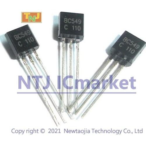500 PCS BC549C TO-92 BC549 NPN general purpose transistors