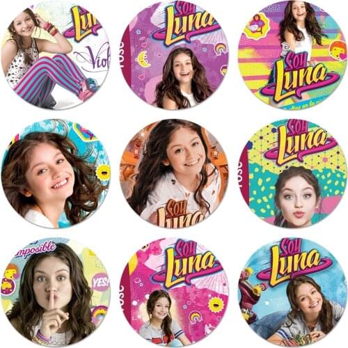 58mm Soy Luna fashion Icons Pins Badge Decoration Brooches Metal Badges For Backpack Decoration