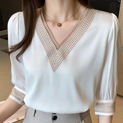 Fashion Womens Tops And Blouses 2021 Print Chiffon Blouse Shirt Long Sleeve Women Shirts Blouse Women Tops Blusas Clothes A555