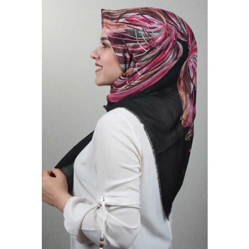 ERİPEK PATTERNED LINEN FLAMLI SCARF-PATTERN-12-RENK-03